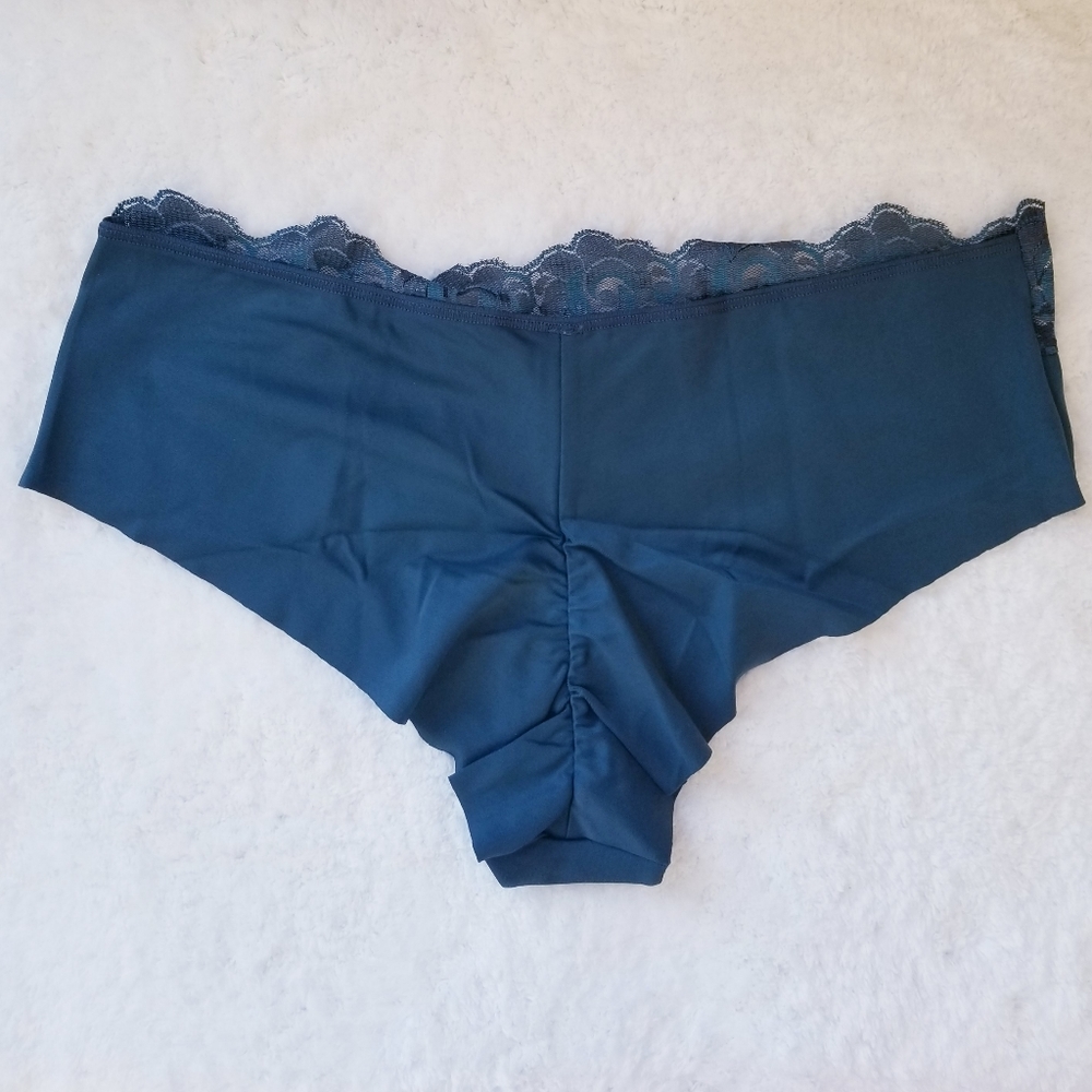 Leonisa Ultra Light Lace Waistband Cheeky Panty Size L - Picture 8 of 10